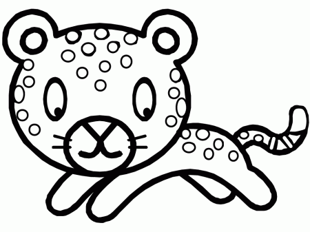 Leopard Animals Coloring Pages & Coloring Book