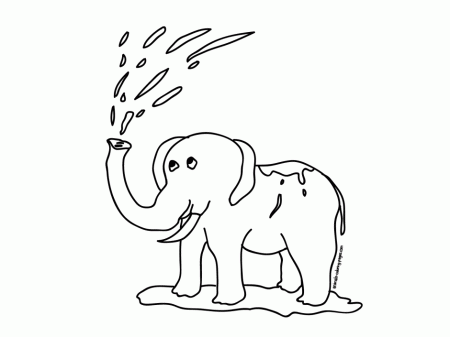 Cute Elephant Coloring Pages Cute Elephant Printable Coloring 