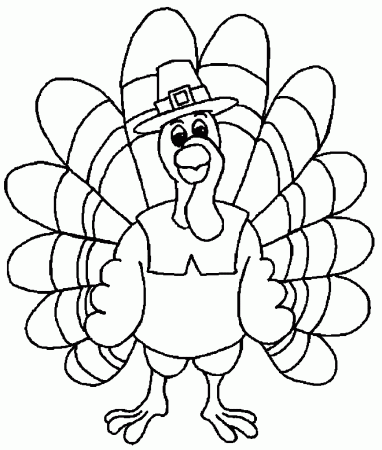 Coloring Pages Of Turkeys For Thanksgiving | Disney Coloring Pages 