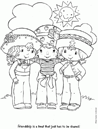Strawberry Shortcake Coloring Pages 5 | Free Printable Coloring 