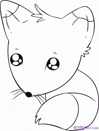 How to Draw a Chibi Fox, Step by Step, Chibis, Draw Chibi, Anime 