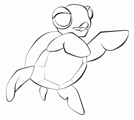 Baby Sea Turtle Coloring Page Images & Pictures - Becuo