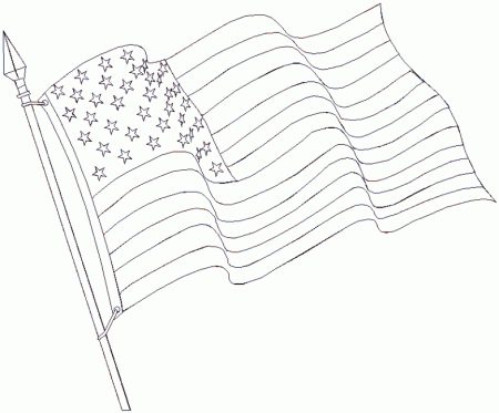 united states flag coloring page | Online Coloring Pages