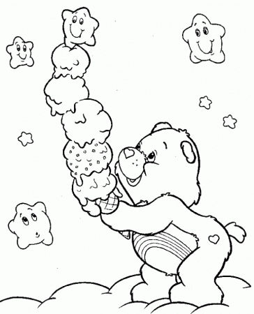 Care Bear Being Annoyed Coloring Pages - Care Bears Coloring Pages 