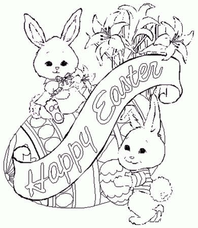 Easter Printable Coloring Pictures for Kids | Coloring Pages For 