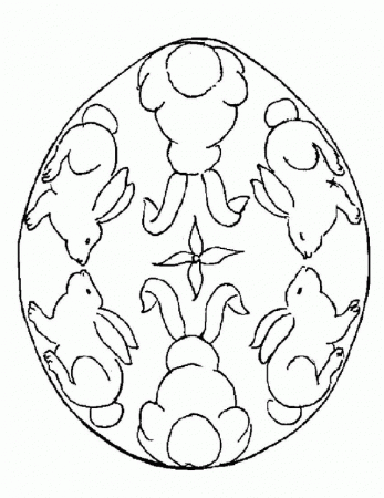Funny Easter Egg Design Coloring Pages Inspiration | ViolasGallery.