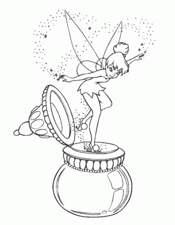 Tinker bell coloring pages | coloring pages for kids, coloring 