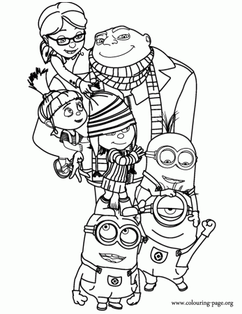 Despicable Me Coloring Pages 2014- Z31 Coloring Page