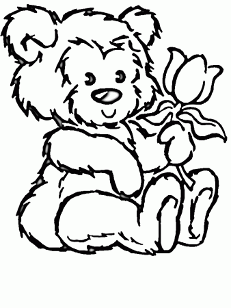 Smokey Bear Coloring Sheet