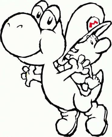 mario babys Colouring Pages