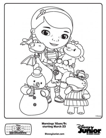 Doc Mcstuffins Halloween Coloring Pages | Coloring Pages For Kids