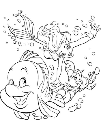 Ariel Coloring Pages 9 Ariel Coloring Pages