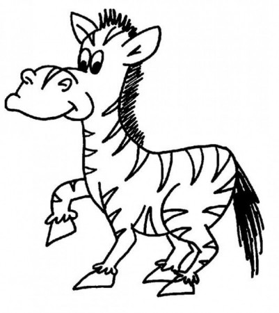 Cute Zebra Coloring Pages - HD Printable Coloring Pages