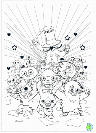 moshi monsters music Colouring Pages (page 3)
