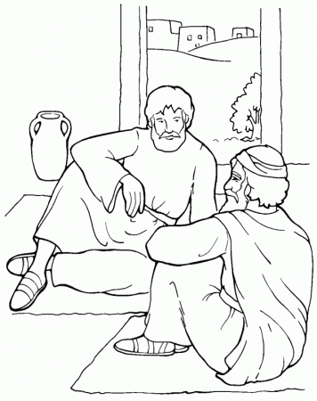 The Apostle Paul Coloring Page 184676 Bible Coloring Pages Paul