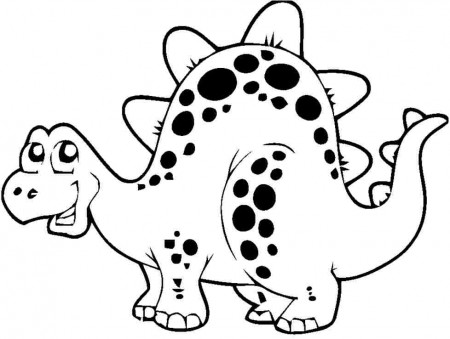 Free Funny Dinosaur Coloring Pages Printable #