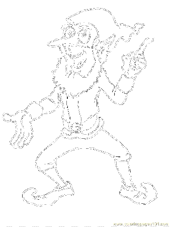 christmas Elf Colouring Pages