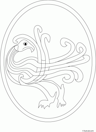 Saint Patrick colorings, shamrock, dragon, leprechaun, rainbow 