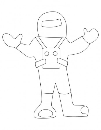 Astronaut dress coloring pages | Download Free Astronaut dress 