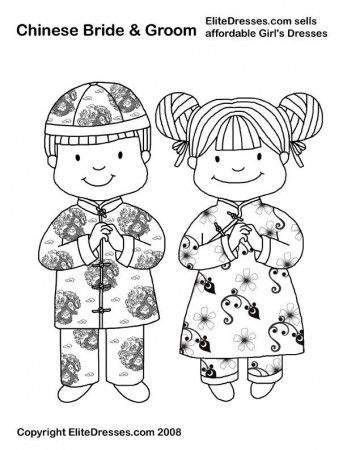 Chinese Coloring Pages including Chinese New Year pictures