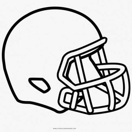 Football Helmet Coloring Page - Casco De Rugby Dibujo - 1000x1000 PNG  Download - PNGkit