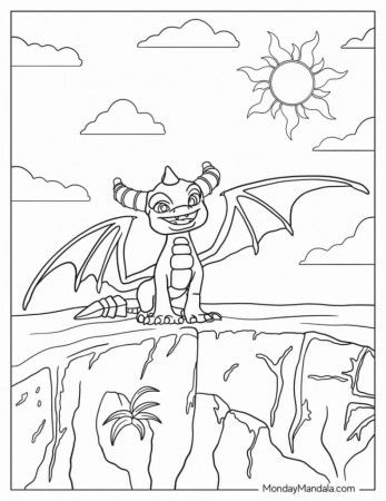 52 Dragon Coloring Pages (Free PDF ...