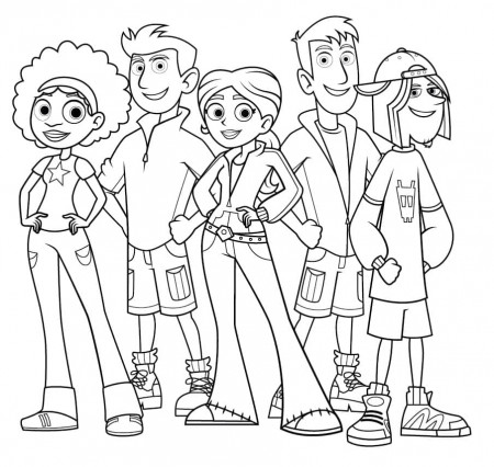 Wild Kratts Coloring Page ...