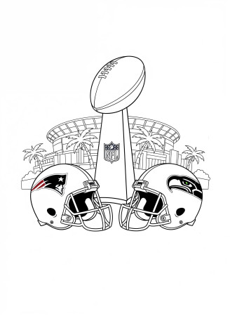 2026 Super Bowl LX coloring pages