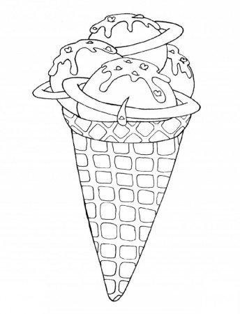 Cute Ice Cream Coloring Pages | 101 Coloring