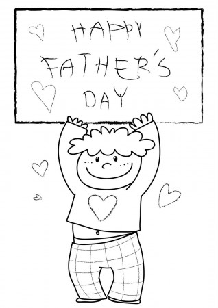 happy fathers day coloring pages - Free Large Images