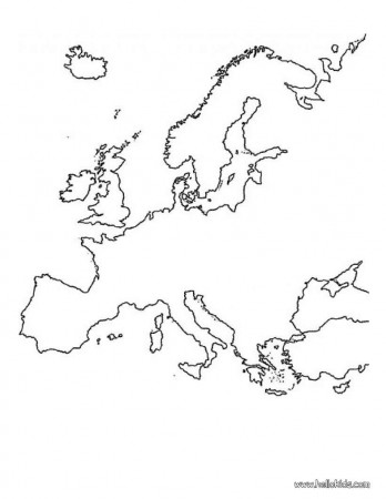 MAPS coloring pages - Asia map