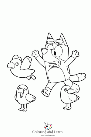 Bluey Coloring Pages : r/bluey