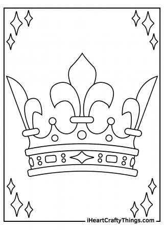 Crown Coloring Pages (Updated 2023)