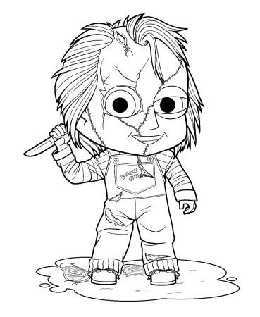 Chucky Coloring Pages