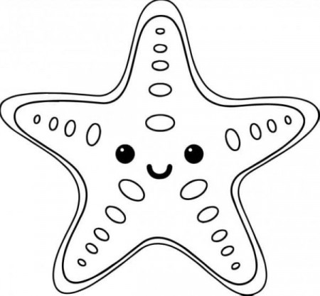Starfish Coloring Pages PDF Printable - Coloringfolder.com | Star coloring  pages, Fish coloring page, Starfish colors