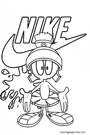 Nike Coloring Pages - Coloring Pages For Kids And Adults