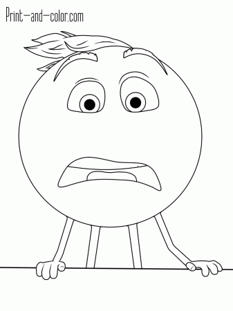 Emoji coloring pages | Print and Color.com