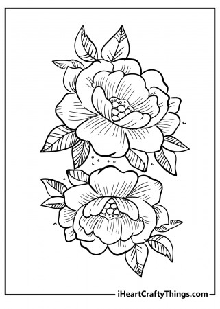 New Beautiful Flower Coloring Pages - 100% Unique (2023)