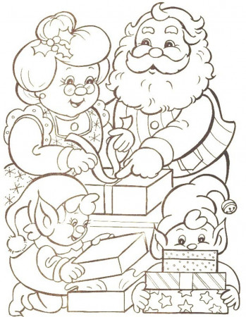 Santa Claus Christmas Coloring Pages Printable | Christmas ...