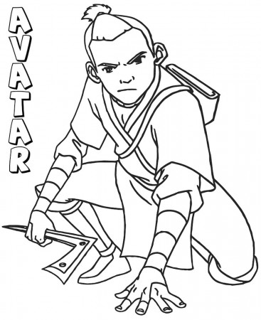 Avatar The Last Airbender Coloring Pages