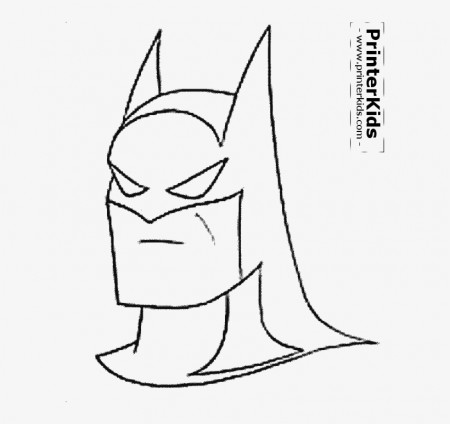 Batman Mask Coloring Pages Image Freeuse - Batman Face Coloring Pages PNG  Image | Transparent PNG Free Download on SeekPNG