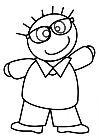 Coloring Page to smile - free printable coloring pages - Img 27402