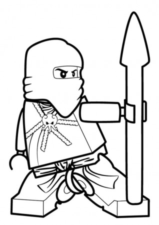 LEGO Ninjago Coloring Pages (100 Pieces). Print for Free A4