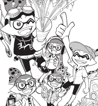 Coloring page Splatoon 11