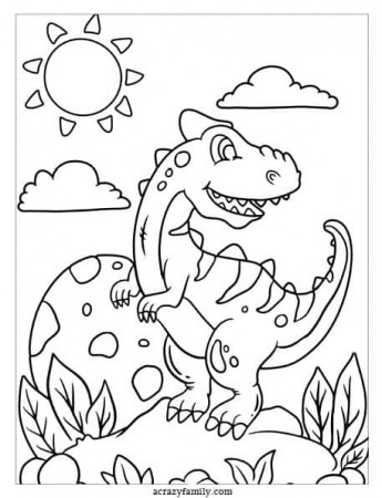 FREE Fun Dinosaur Coloring and Activity Pack Printable for Kids