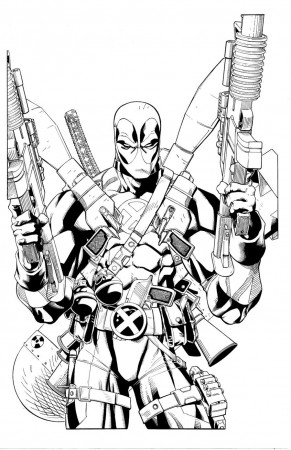 14 Pics of Deadpool Mask Coloring Page - Deadpool Coloring Pages ...
