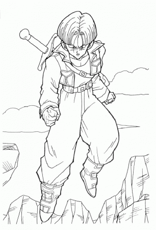 Dragon Ball Z Coloring Pages To Print