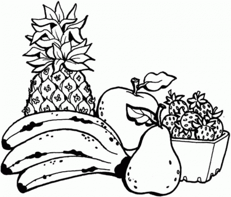 Nice Free Printable Fruit Coloring Pages For Kids, Download ...