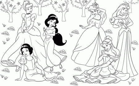 All Disney Princess Coloring Pages Games - Coloring Pages For All Ages