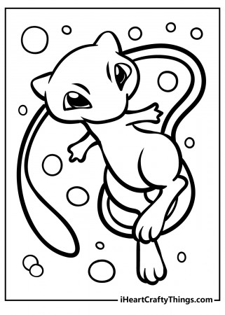 Pokemon Coloring Pages (100% Free Printables)